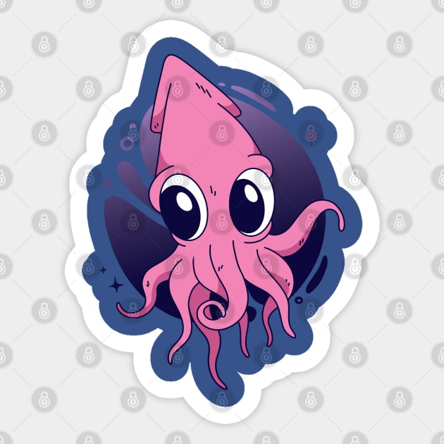 Cute Octopus Sticker by MajorCompany